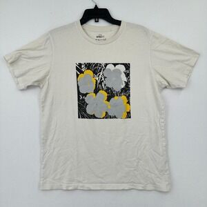 UNIQLO SPRZ NY ANDY WARHOL Flowers Licensed Pop Art T-Shirt Size Large Indie Art